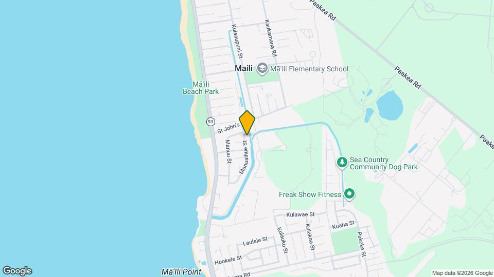 87-560 Manuaihue St Map and Location Details