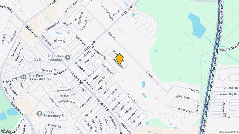 6501 Gardenia Dr Map and Location Details