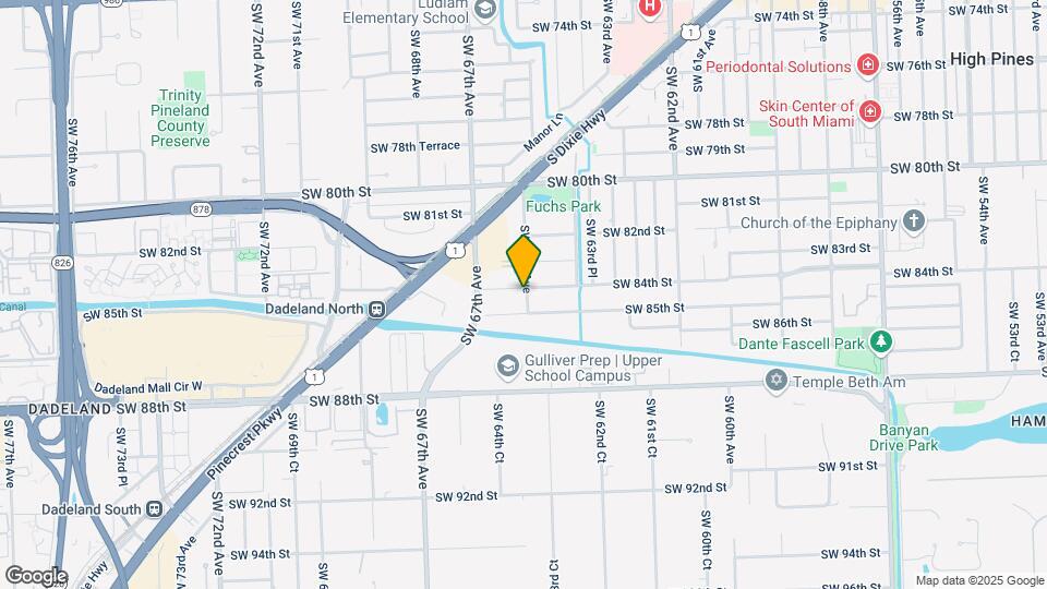 8400 SW 65th Ave Map and Location Details