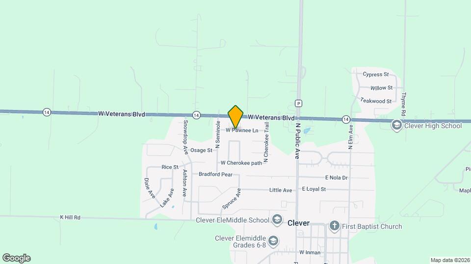 406 W Pawnee Ln Map and Location Details