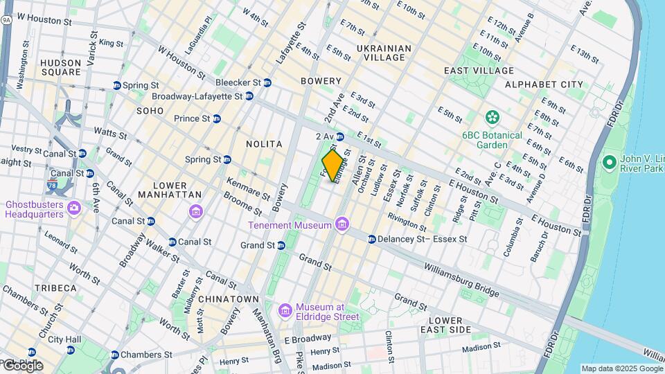 193 Eldridge St Map and Location Details