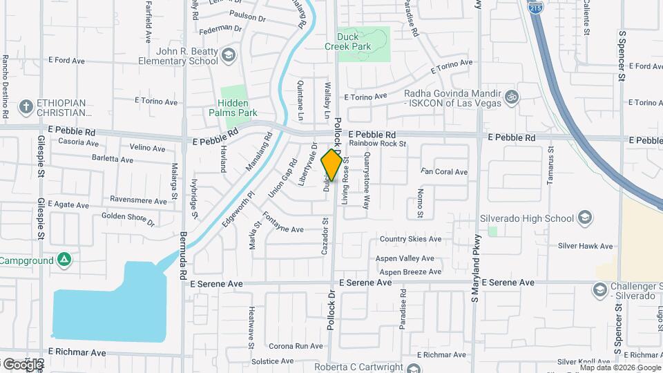 9034 Dulcimer Ln Map and Location Details