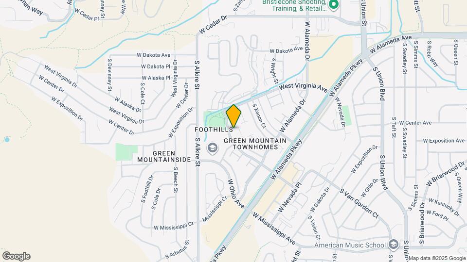 638 S Youngfield Ct Map and Location Details