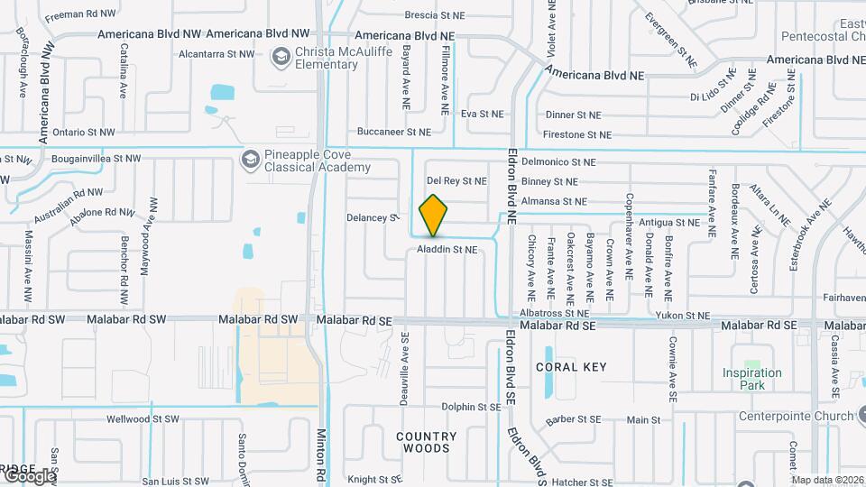 219 Aladdin St NE Map and Location Details