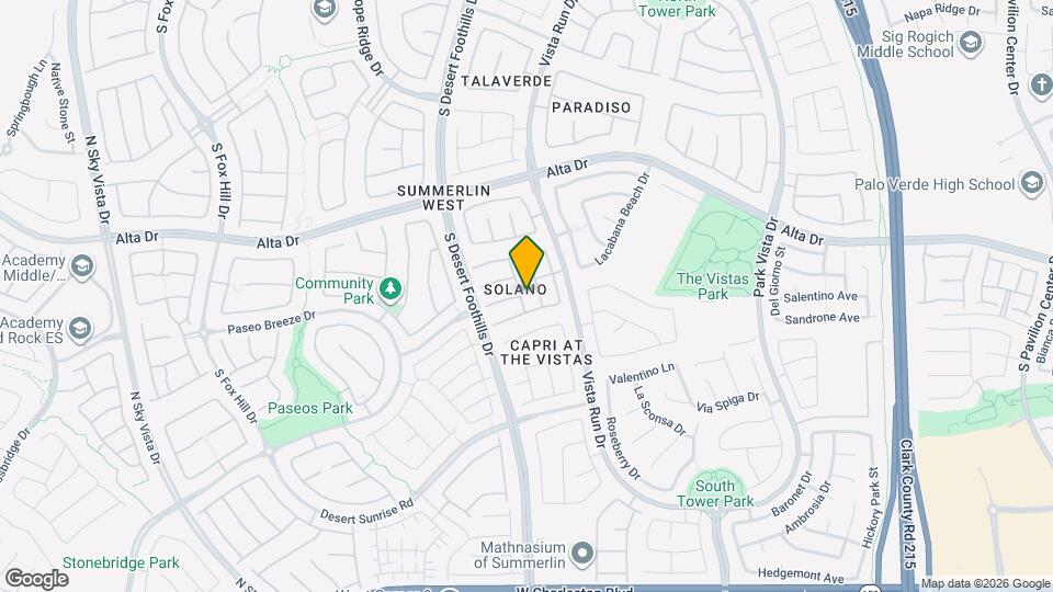 612 Delta Rio St Map and Location Details