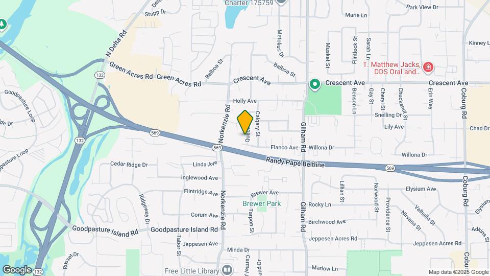 2440 Quebec St Map and Location Details