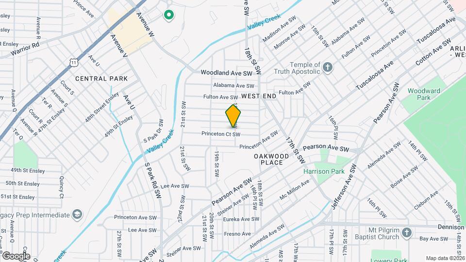 1848 Princeton Ct SW Map and Location Details