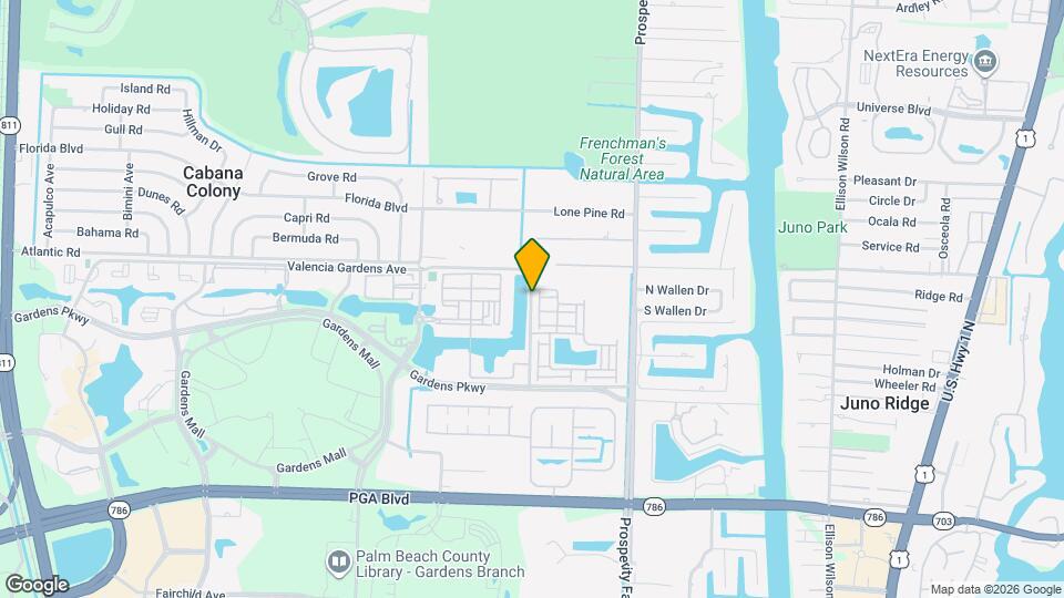 11850 Valencia Gardens Ave Map and Location Details