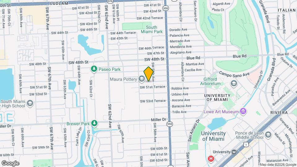 5830 SW 51st St Map and Location Details
