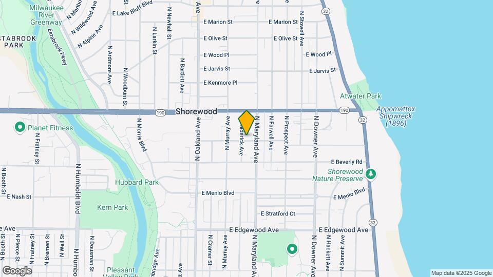 3902 N Frederick Ave, Unit 3902 Map and Location Details