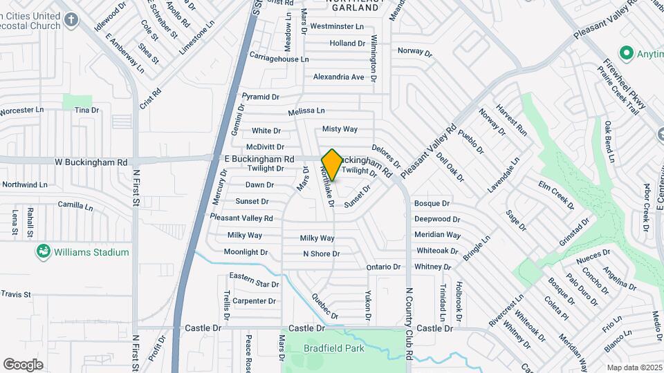 1922 Northlake Dr Map and Location Details