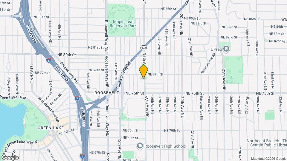 7611 15th Ave NE Map and Location Details