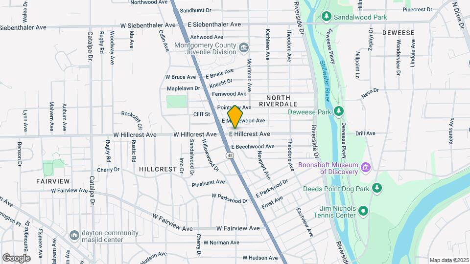 27 E Hillcrest Ave Map and Location Details