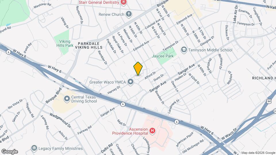 6804 Old Briarstown Dr Map and Location Details