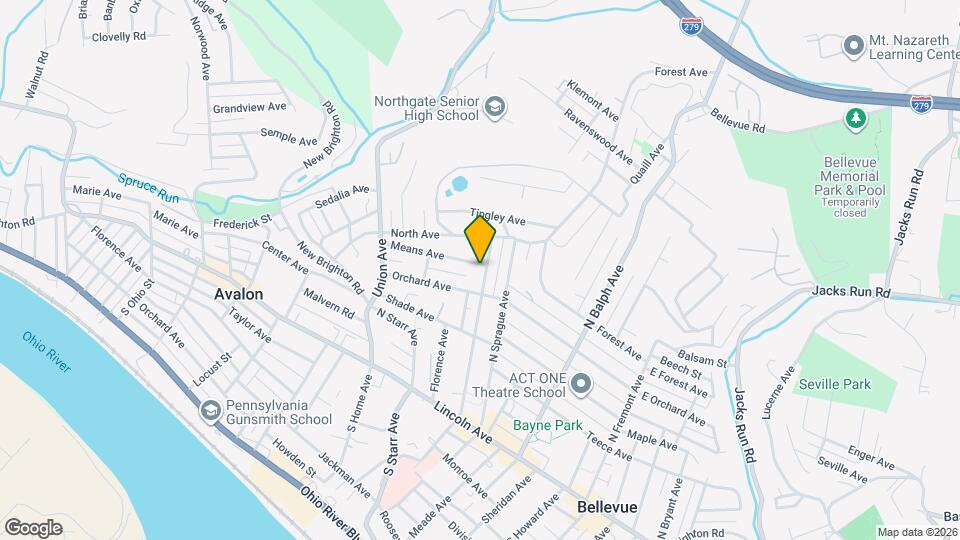 183-185-185 N Jackson Ave Map and Location Details