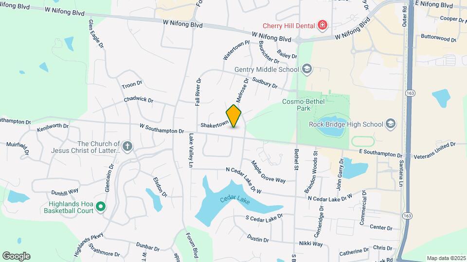 541 Southampton Dr Map and Location Details