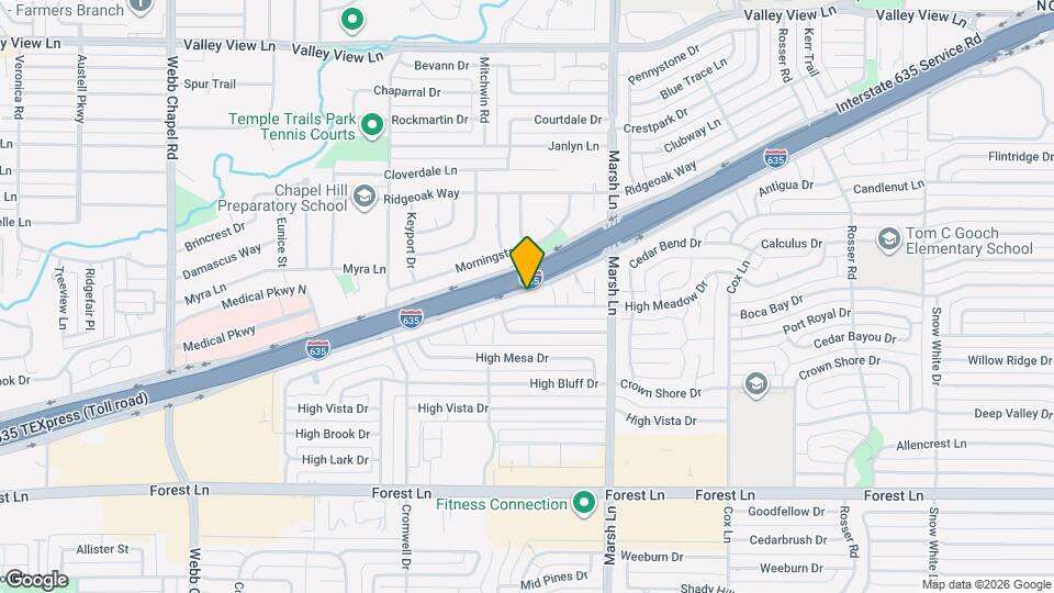 12319 High Meadow Dr Mapa y Detalles de la Ubicación