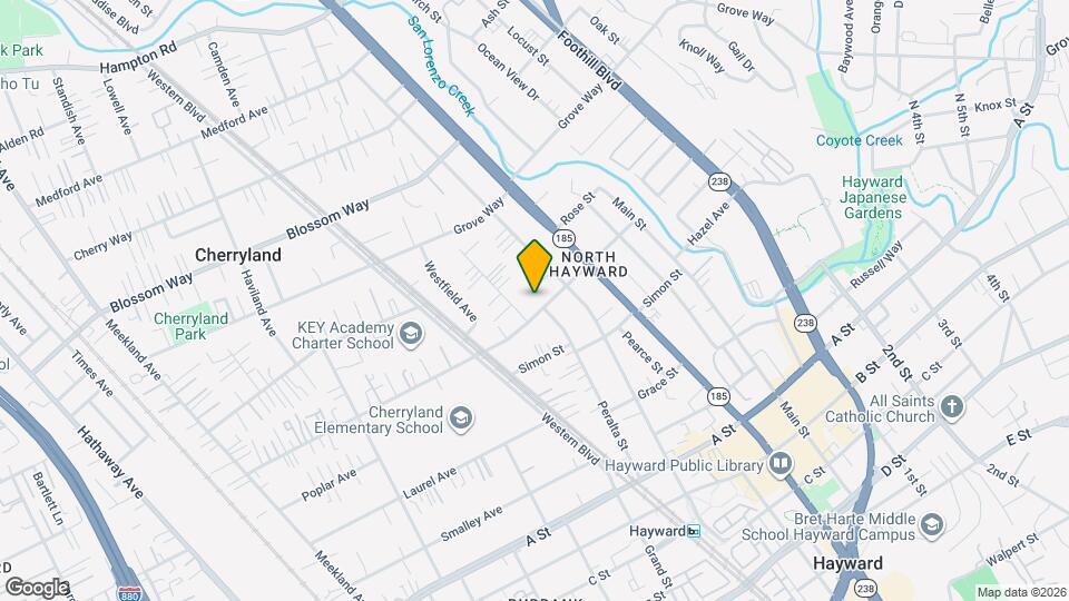 732 Sunset Blvd Map and Location Details