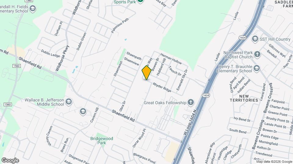 10534 Rhyder Ridge Map and Location Details