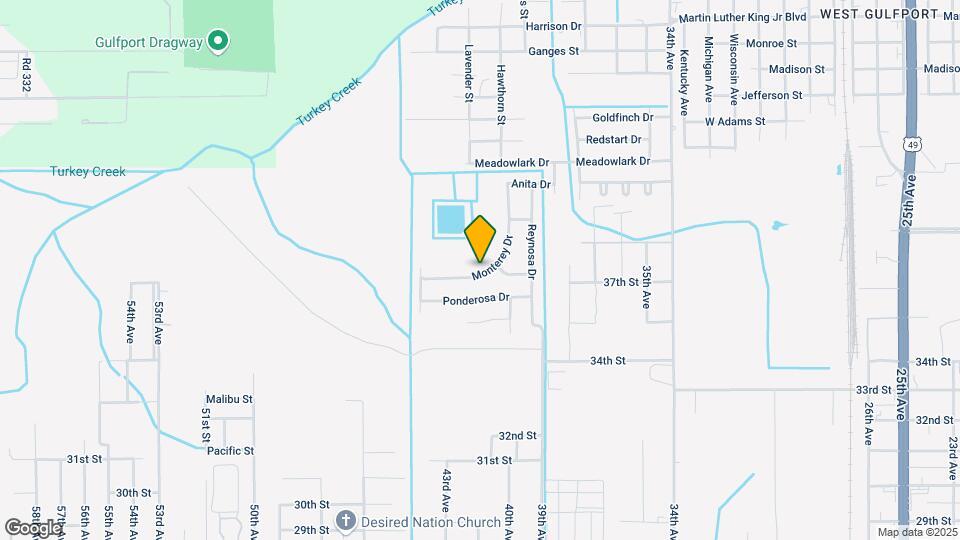 3918 Monterey Dr Map and Location Details