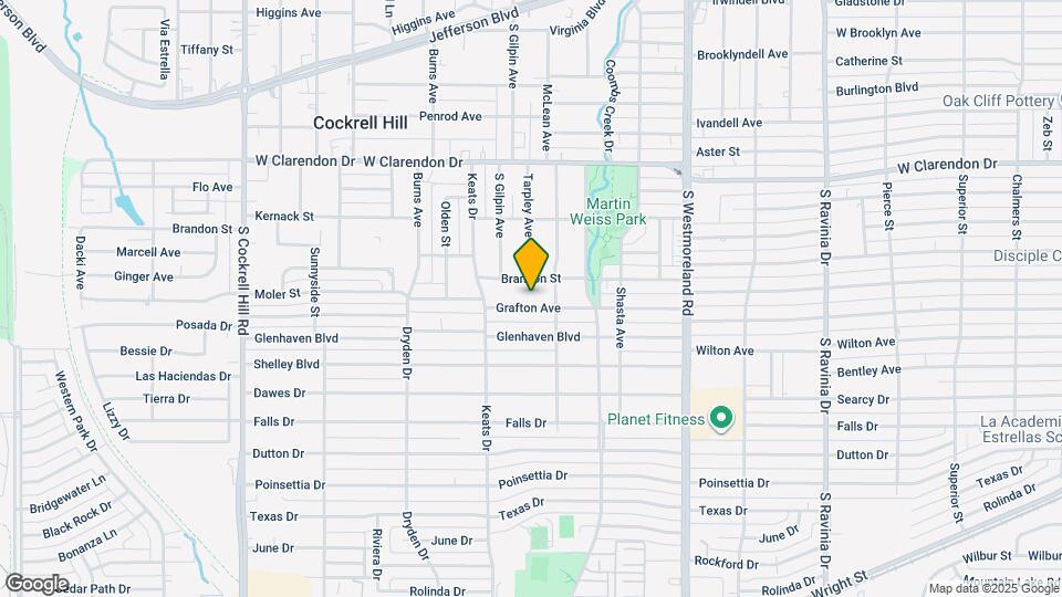 3623 Grafton Ave Map and Location Details