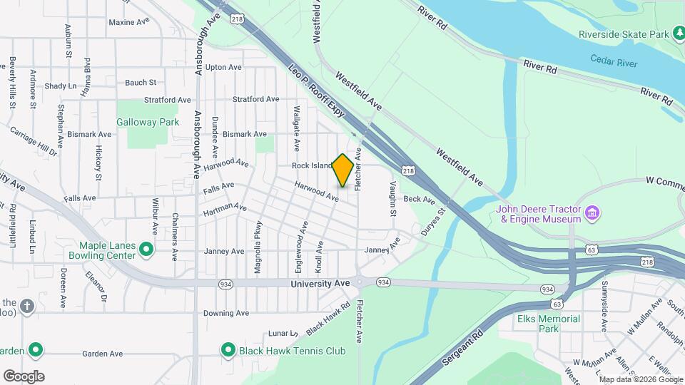 841 Knoll Ave Map and Location Details