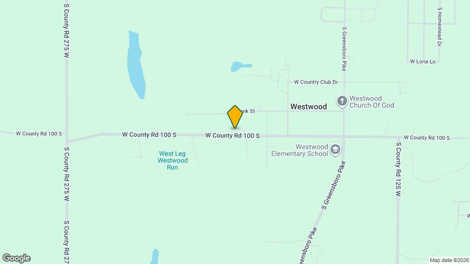 1992 W County Rd 100 S Map and Location Details