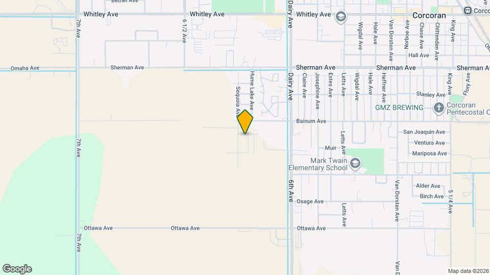 1696 Hume Lake Ave Map and Location Details