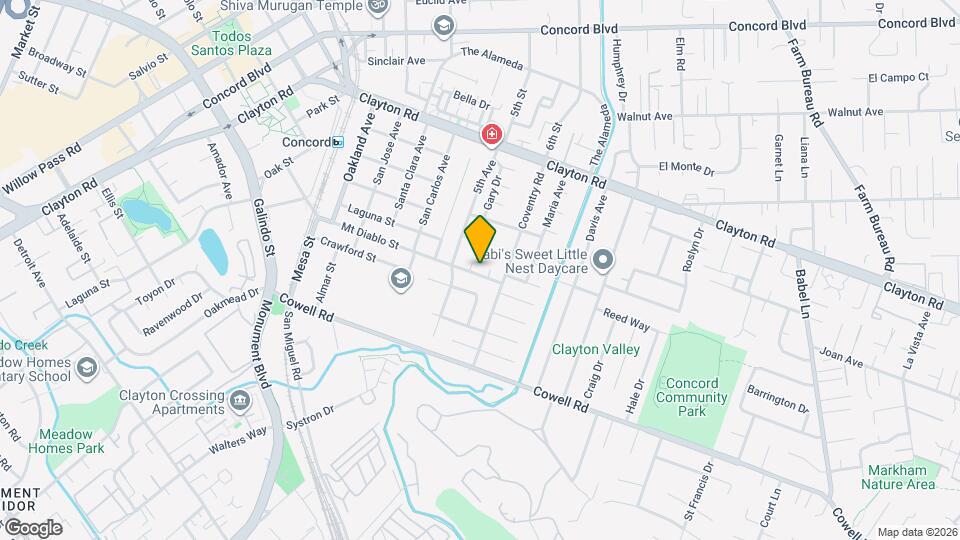 3131 Mt Diablo St Map and Location Details