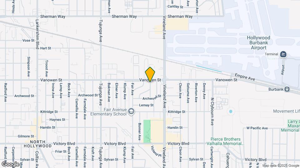 6761 Case Ave Map and Location Details