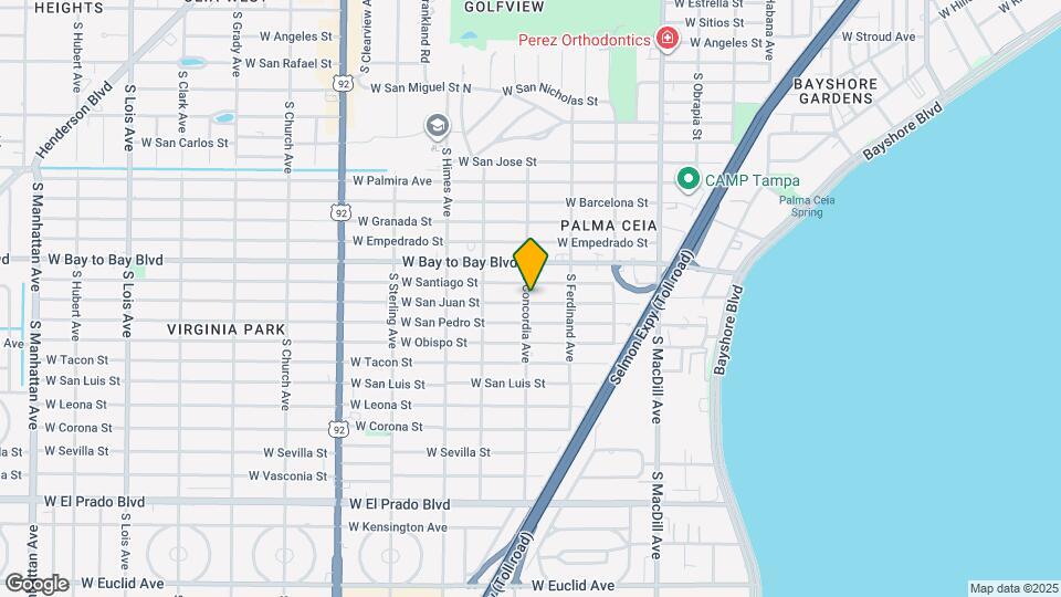 3321 W San Juan St Map and Location Details