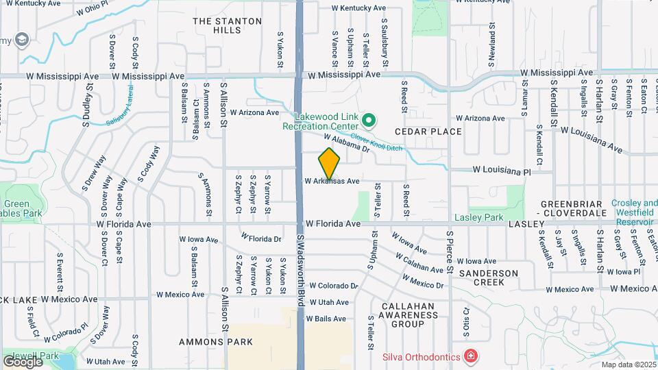 7340 W Arkansas Ave Map and Location Details
