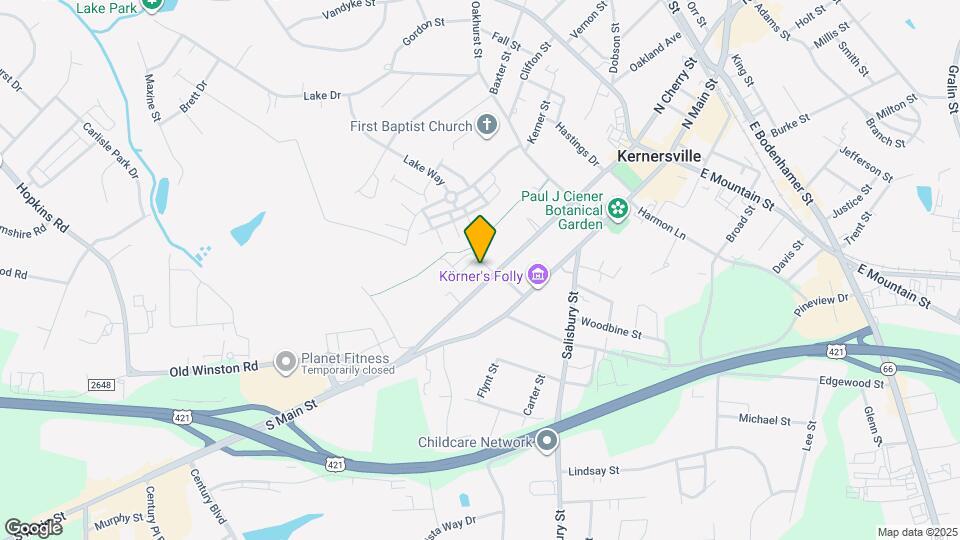 512 S Cherry St Map and Location Details