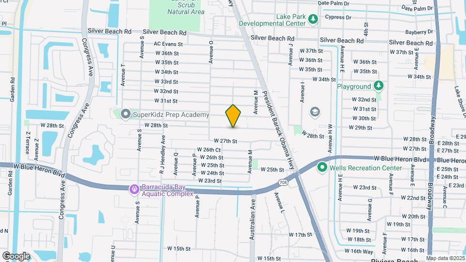 1197 W 28th St Map and Location Details