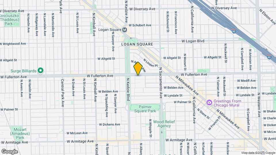 3123 W Fullerton Ave, Unit 412 Map and Location Details