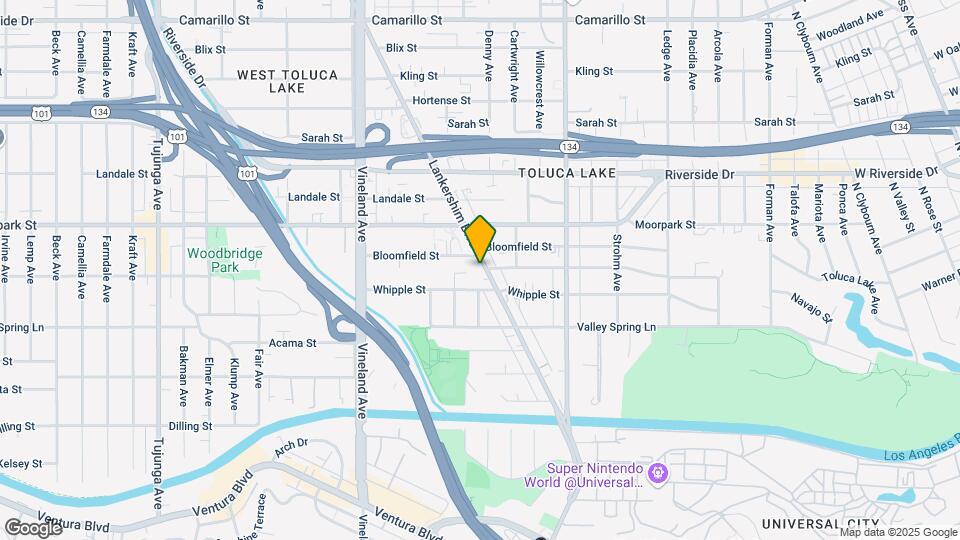 4327 Lankershim Blvd Map and Location Details