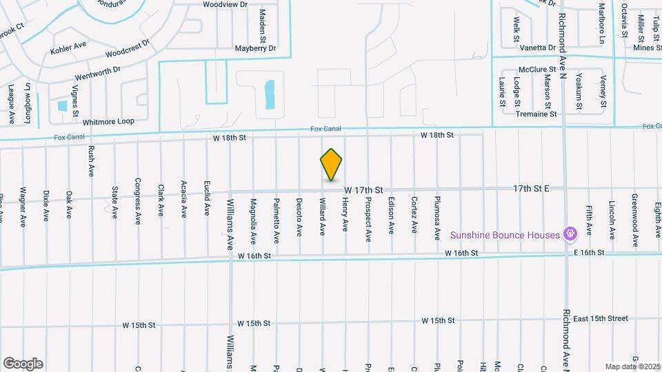 604 W 17th St Map and Location Details