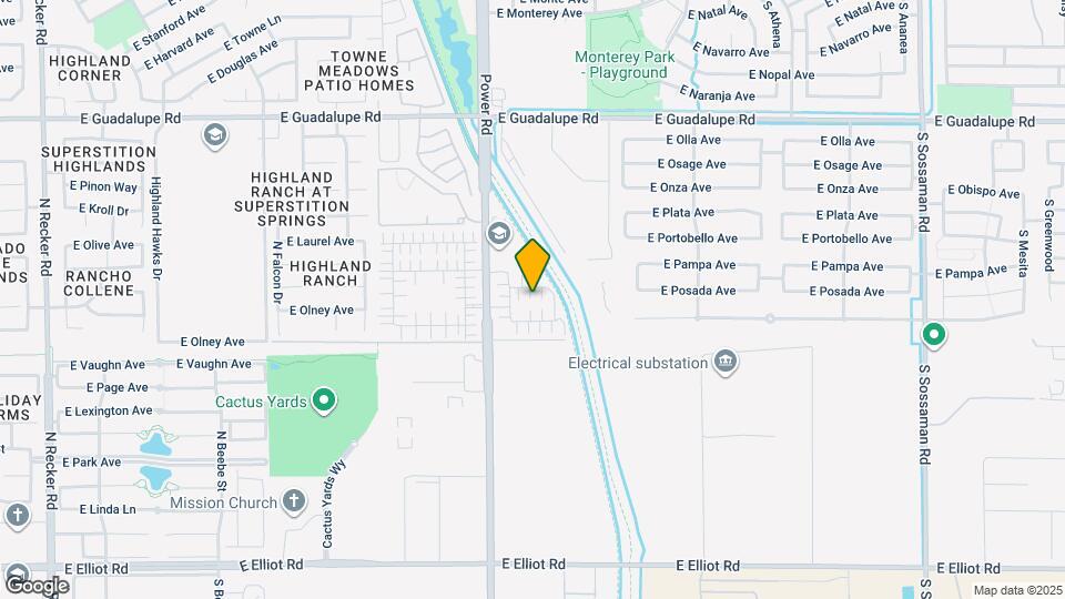6851 E Posada Cir Map and Location Details
