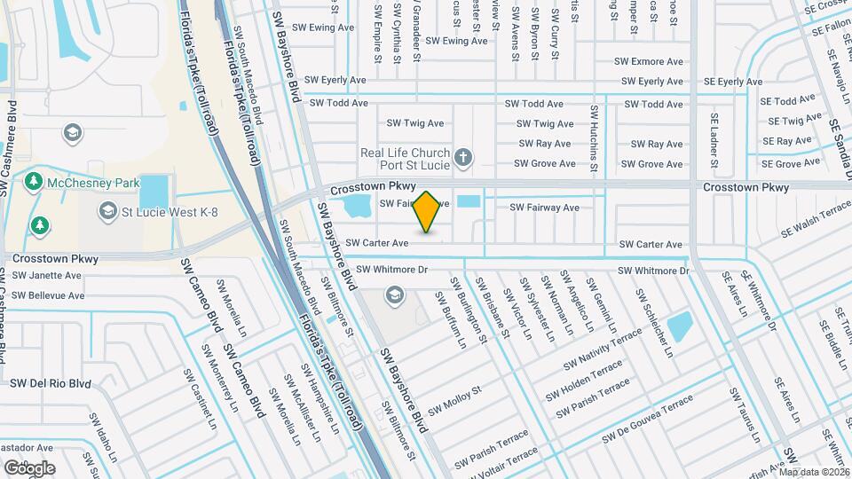 533 SW Carter Ave Map and Location Details