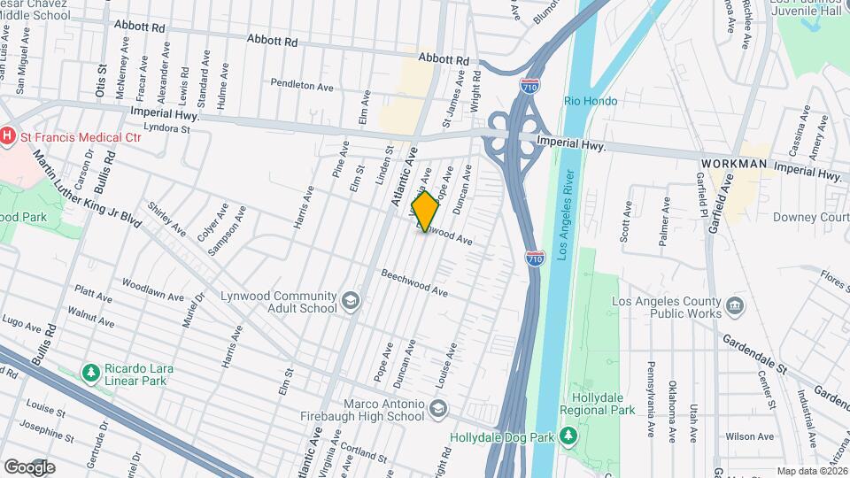 11115 Pope Ave Map and Location Details