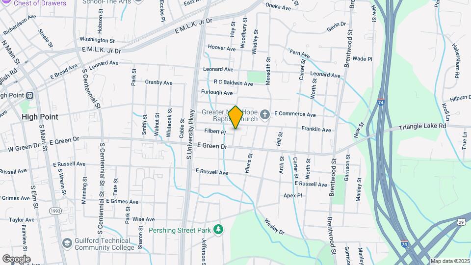 809 Woodbury St Map and Location Details