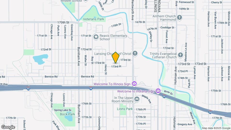 3444 173rd Pl Map and Location Details