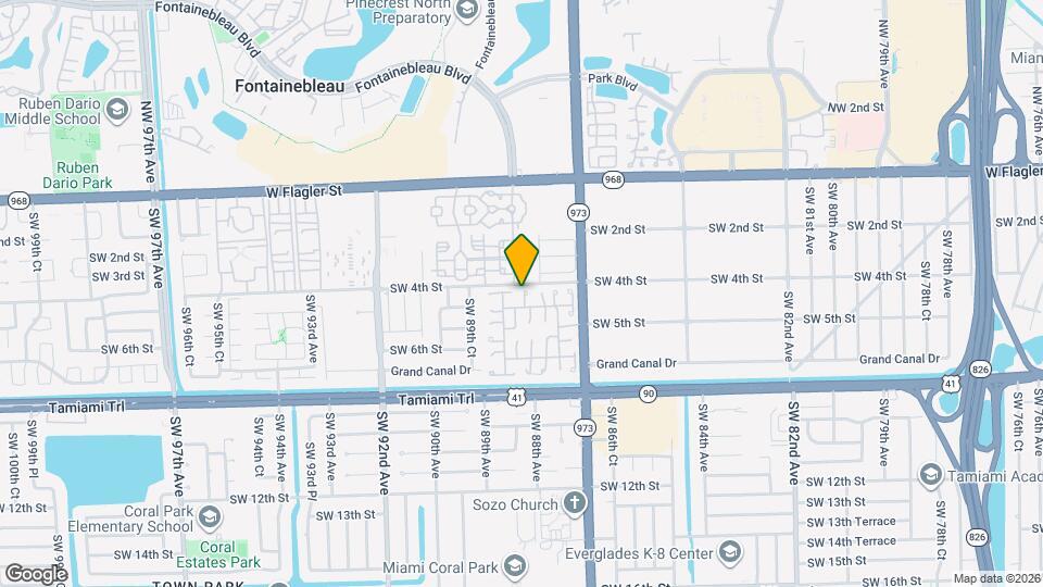 422 SW 88th Pl Map and Location Details