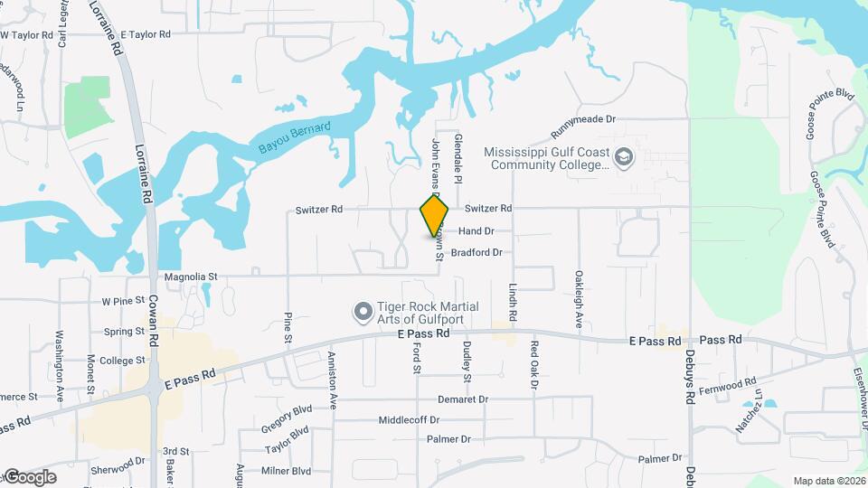 911 Brown St Map and Location Details