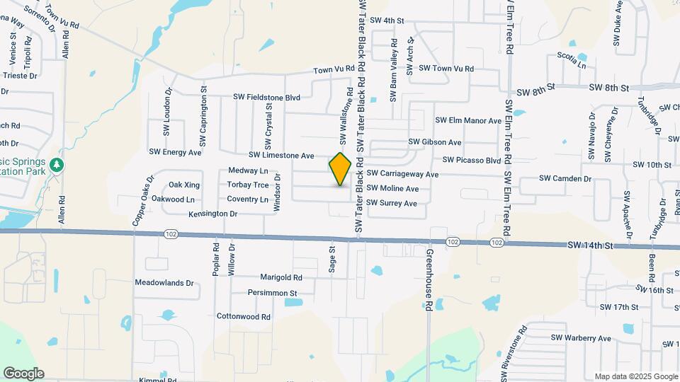 4103 SW Chasestone Ave Map and Location Details
