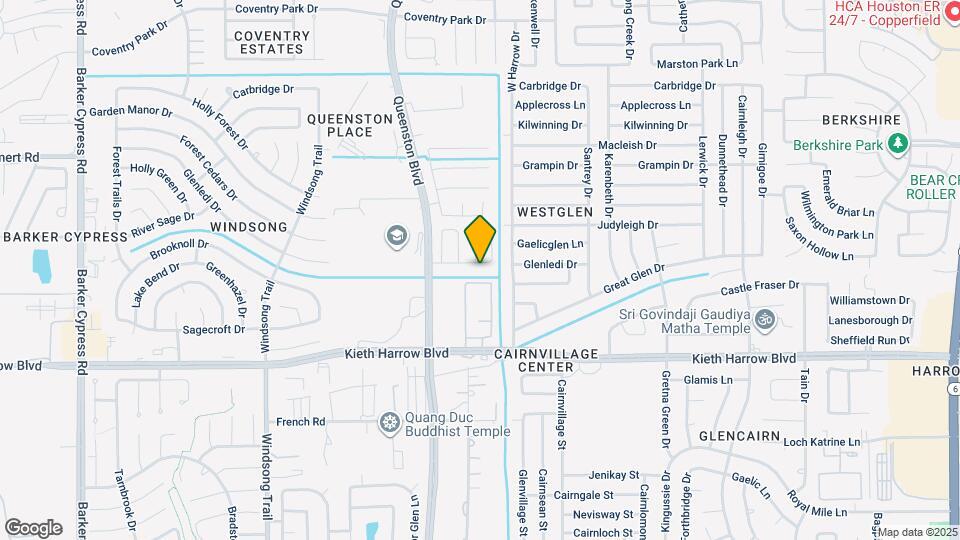 17223 Brookhollow Ct Dr Map and Location Details