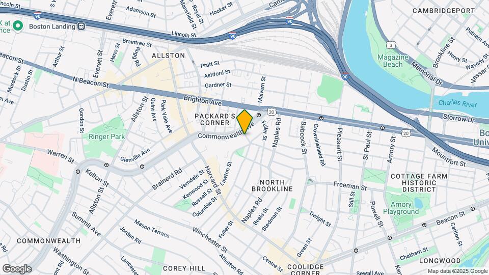 1140 Commonwealth Ave Map and Location Details
