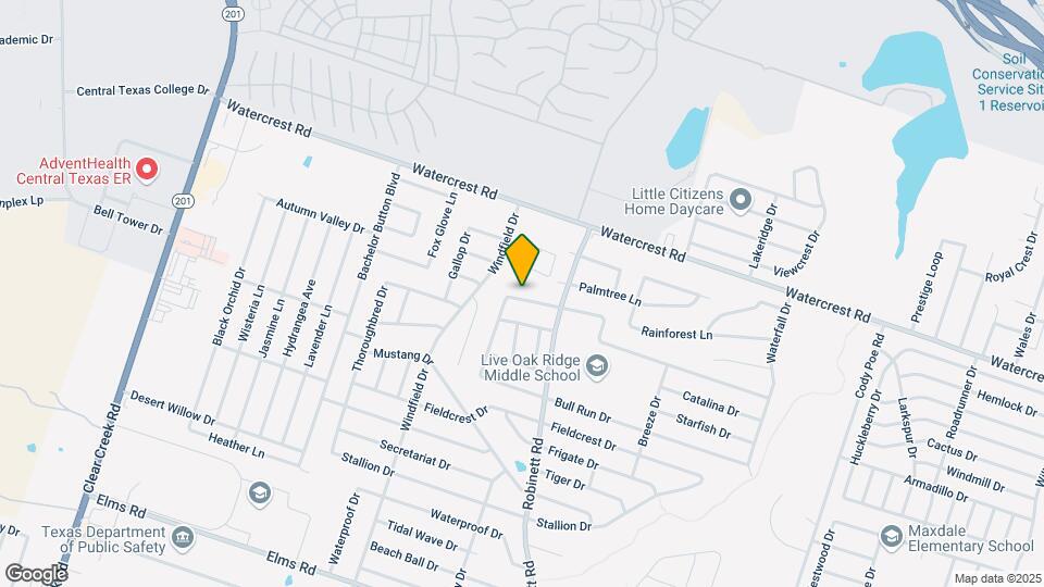 4201 Thunder Creek Dr Map and Location Details