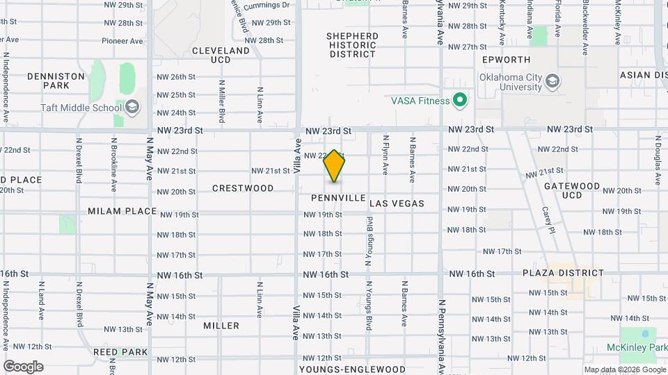 2343 NW 20th St Map and Location Details