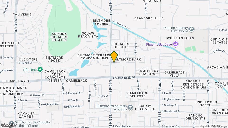 3207 E Medlock Dr Mapa y Detalles de la Ubicación